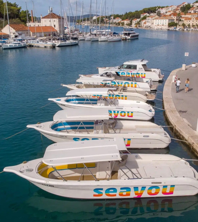 Group boat tour